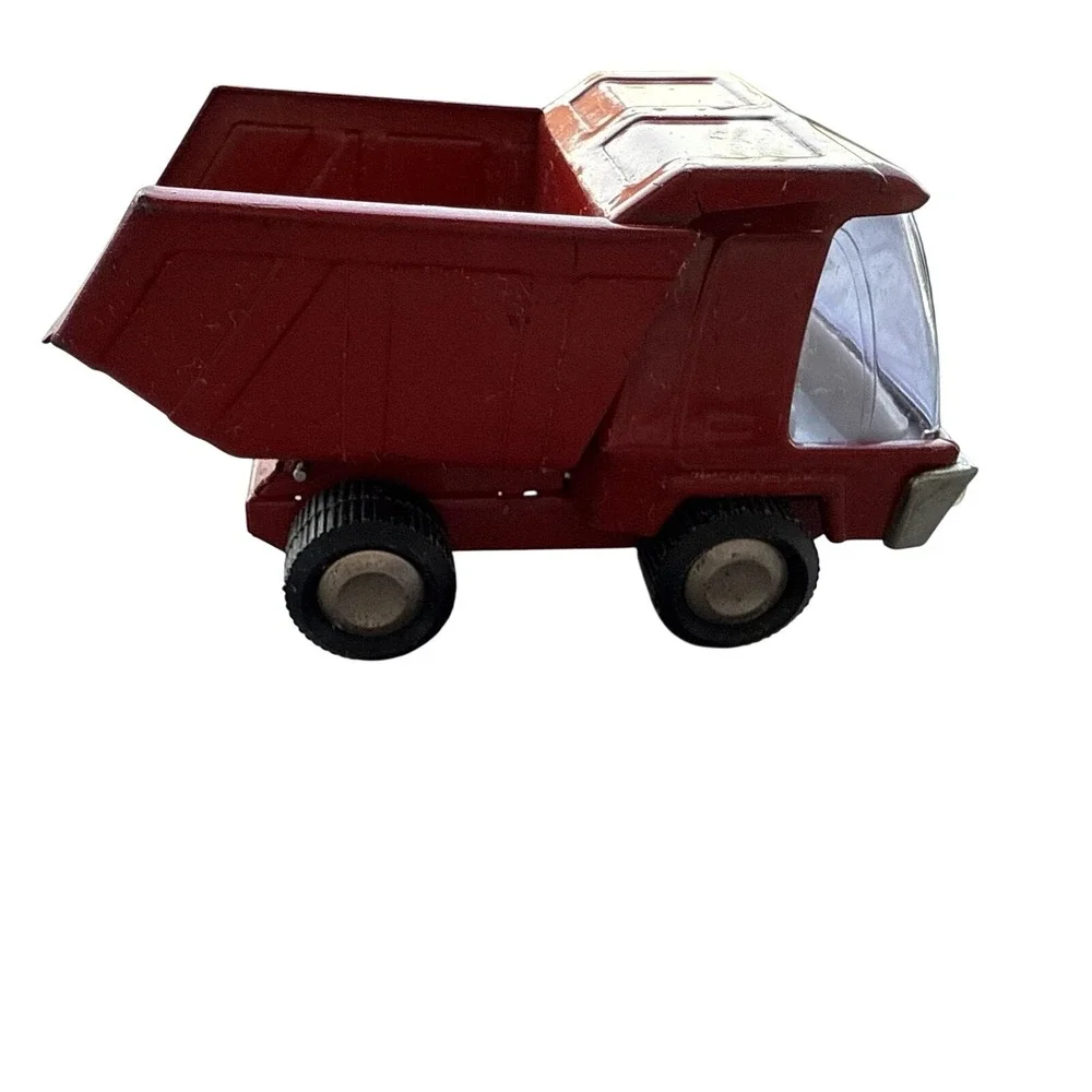 Buddy L Tilting Dump Truck Toy Diecast Red Good Vintage Pressed Steel Japan Made